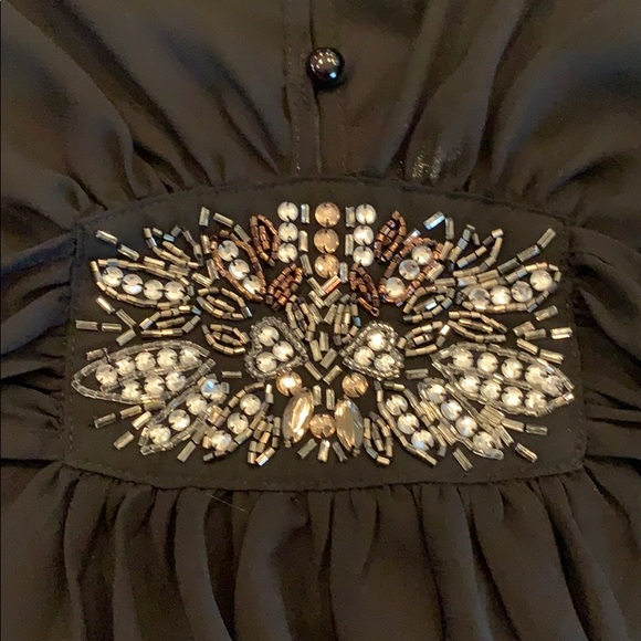 Dressy sheer blouse with embellishment - Picture 5 of 5